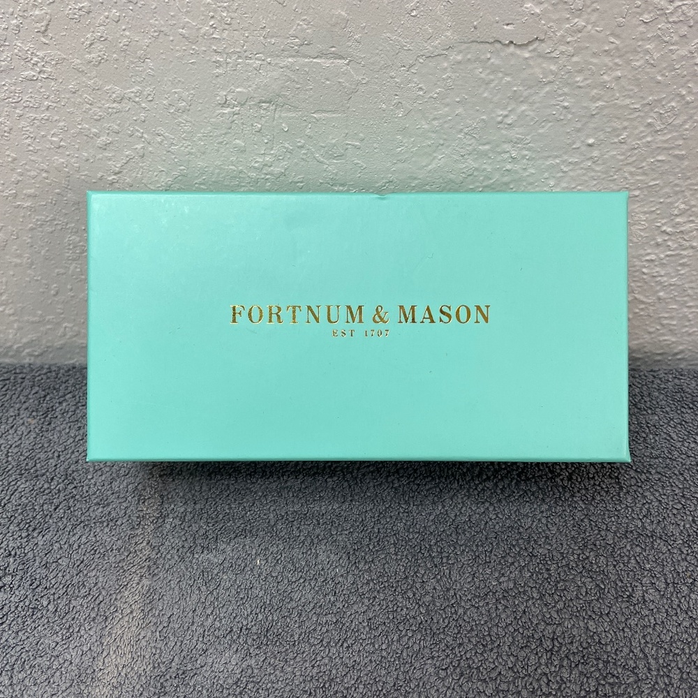 Fortnum Mason Art Deco Double-Handled Tea Strainer Silver Plated